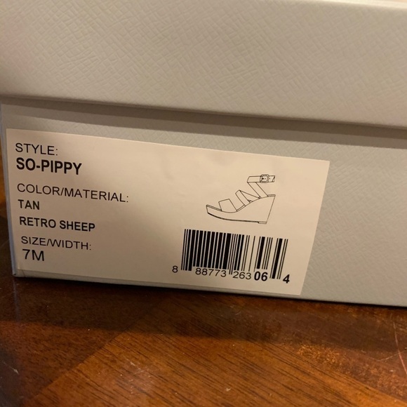 SOLE SOCIETY Leather Platform Wedges Sandals - Picture 10 of 10